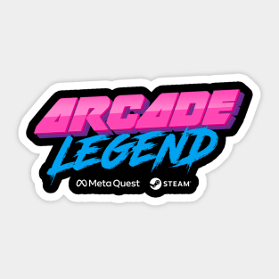 Arcade Legend Graphic Tee Sticker